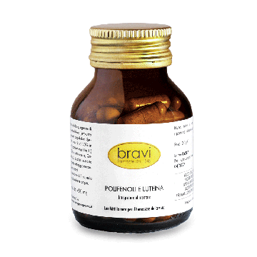 POLIFENOLI E LUTEINA 60 cps | Integratore benessere vista | BRAVI LAB