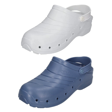 Zoccolo Professionale | Work Light - Bianco/Blu| DR. SCHOLL - Calzature