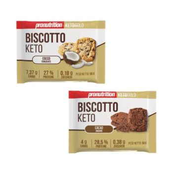 Keto - Biscotto No Carbo 50g | Vari gusti | PRONUTRITION