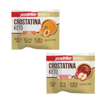 Keto - Crostatina 50g | Vari gusti | PRONUTRITION