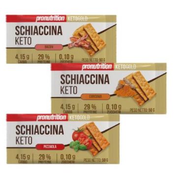 Keto - Schiaccina 50gr | Vari Gusti | PRONUTRITION