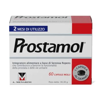 Prostamol 60cps Molli | Benessere prostata | MENARINI