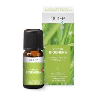 Sinergia Rigenera 10ml |Oli essenziali per diffusore | PURAE