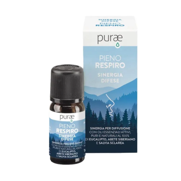 Sinergia Pieno respiro 10ml | Vie respiratorie e stress | PURAE