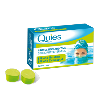 Protezioni Uditive Nuoto | Tappi auricolari 3 paia | QUIES