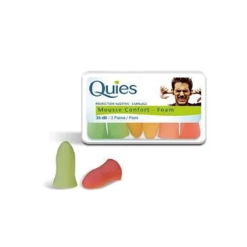 Tappi Auricolari | Schiuma elastica 3 paia | QUIES