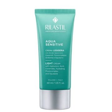 Aqua Sensitive - Crema Leggera 40ml | Idratante viso | RILASTIL