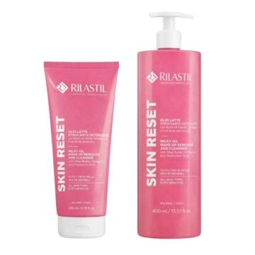 Skin Reset - Olio Latte | Struccante Detergente - Vari formati | RILASTIL