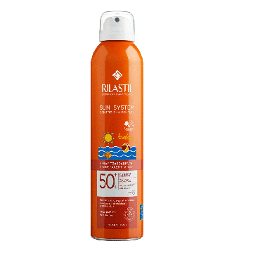 Sun System Baby - Spray  Solare Trasparent Spf50+ | Protezione molto alta 200ml | RILASTIL