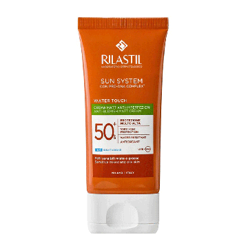 Sun System - Water Touch Matt Spf50+ | Crema Solare Anti-imperfezione 50ml | RILASTIL 