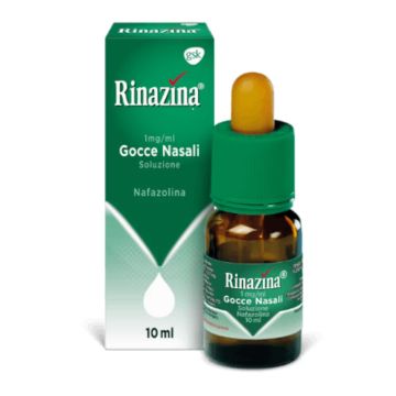 RINAZINA Gocce nasali| Gocce decongestionanti per adulti 10 ml
