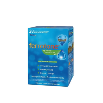 Ferrotone | Fonte naturale di Ferro 28 bustine 25 ml | SCHWABE