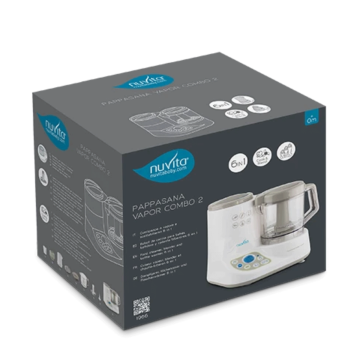 Cuocipappa + Scaldabiberon | Pappasana Vapor Combo 2 | NUVITA