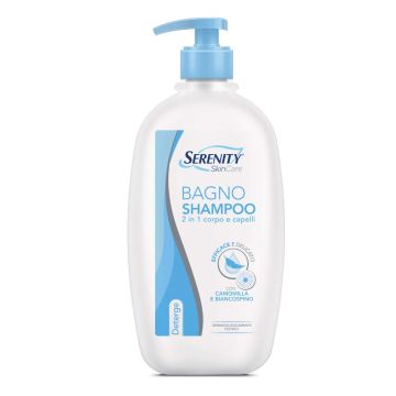 Serenity Care Bagno Shampoo 2in1 | detergente delicato corpo capelli | SERENITY