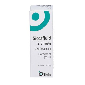 SICCAFLUID Collirio | 2,5 mg/g Carbomer | Gel Oftalmico flacone da 10g