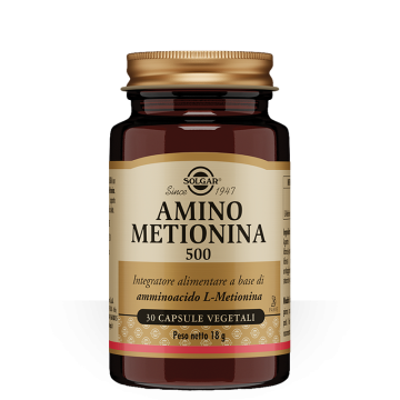 Amino Metionina 500 30 cps | Integratore a base di metionina | SOLGAR