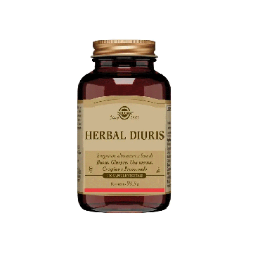 HERBAL DIURIS 100 capsule | Integratore diuretico e drenante | SOLGAR