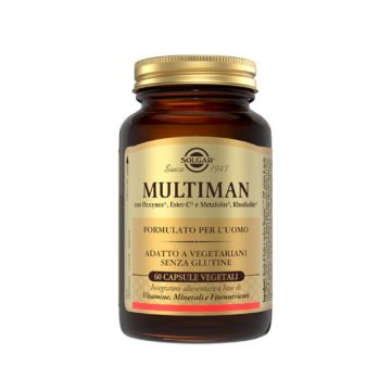 Multiman 60cps Vegetali | Vitamine e minerali | SOLGAR