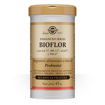 Bioflor 60 Caspule veg | Probiotici per adulti | SOLGAR