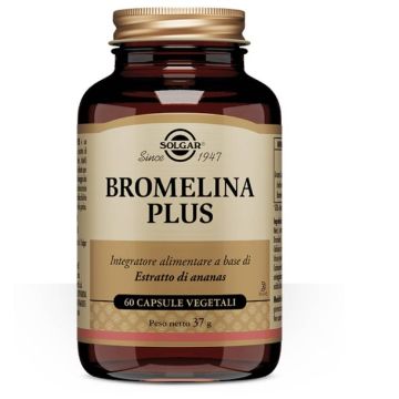 Bromelina Plus 60 cps | Integratore anticellulite | SOLGAR