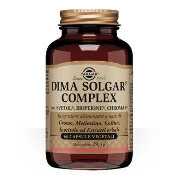 Dima Solgar Complex 60 cps | Integratore per il controllo del peso corporeo | SOLGAR