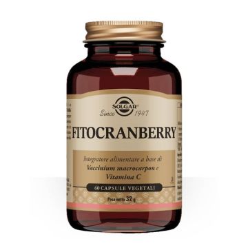 Fitocranberry 60cps | Drenante e antiossidante vie urinarie | SOLGAR