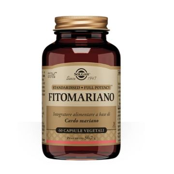Fitomariano 60 cps vegetali | Integratore Fegato | SOLGAR