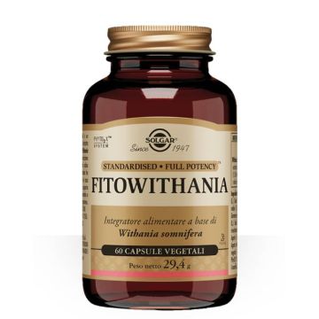 Fitowithania 60 cps vegetali | Integratore naturale contro la Stanchezza | SOLGAR