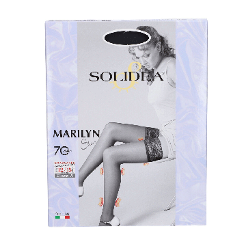 Marilyn - Calza 70 Den 12/15mmHg  Sheer | Autoreggenti - varie tg/colori | SOLIDEA 