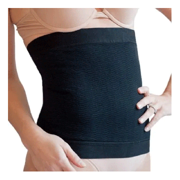 Silver Wave - Cintura Addominale | Micromassaggiante - Nero varie tg | SOLIDEA 