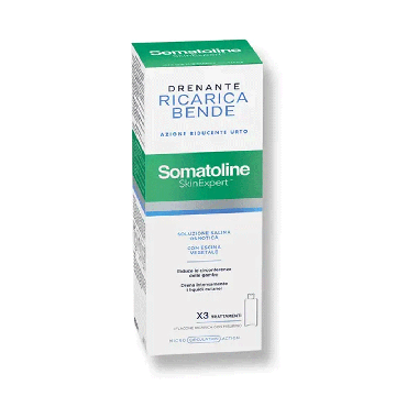 Drenante Kit Ricarica Bende | Azione riducente 400ml | SOMATOLINE