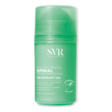 Spirial - Roll On Vegetal 50ml | Deodorante anti traspirante naturale | SVR