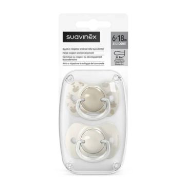 Birdies - Succhietto 6-18 mesi 2pz | Neutro | SUAVINEX