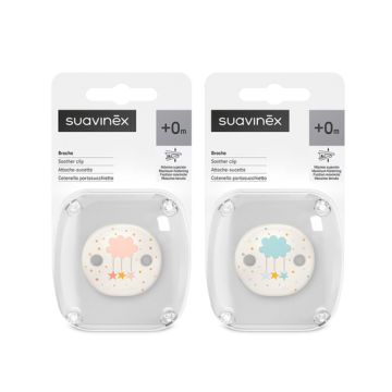 Dreams - Clip Ciuccio | Con catenella - Vari colori | SUAVINEX 