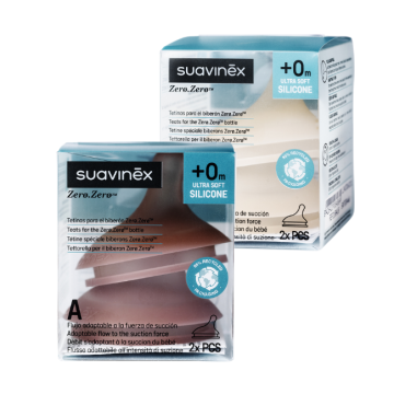 ZeroZero - Tettarella Anticolica +0m | Flusso adattabile - Vari colori | SUAVINEX