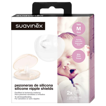 Paracapezzoli di silicone | 2 unità - Varie taglie | SUAVINEX