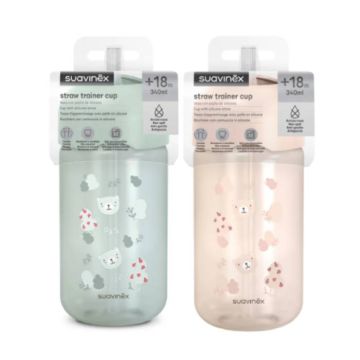 Wild and Free - Tazza con Cannuccia 340ml | +18 mesi - Vari colori | SUAVINEX