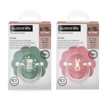 Wonder - Succhietto 6-18m | Silicone, vari decori | SUAVINEX