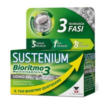 Sustenium Bioritmo 3 Uomo 60+ 30cpr | Multivitaminico | SUSTENIUM