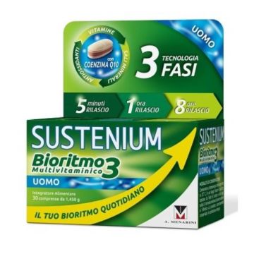Sustenium Bioritmo 3 Uomo 30cpr | Multivitaminico | SUSTENIUM