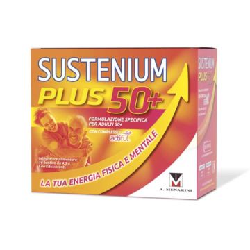 Sustenium Plus 50+ 16 Bustine | Energia fisica e mentale | SUSTENIUM