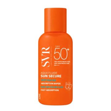 Sun Secure - Aqua Fluide 50ml | Solare Viso Spf50+ | SVR