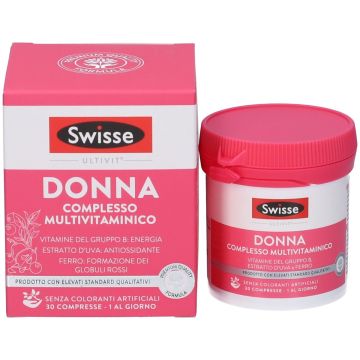 Multivitaminico DONNA 30 Cpr | Vitamine e sali minerali | SWISSE