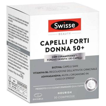 Capelli Forti Donna 50+ 30cpr | Forza e densità dei capelli | SWISSE