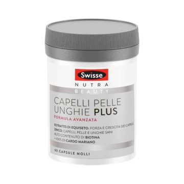 Capelli Pelle Unghie Plus 60cps | Con estratto di equiseto | SWISSE
