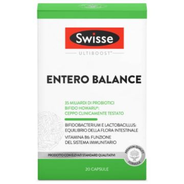 Entero Balance 20cps | Probiotici e Vitamina B6| SWISSE