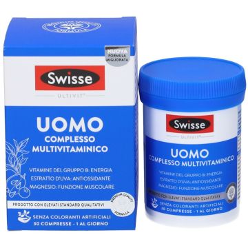 Multivitaminico UOMO 30 Cpr | Vitamine e sali minerali | SWISSE