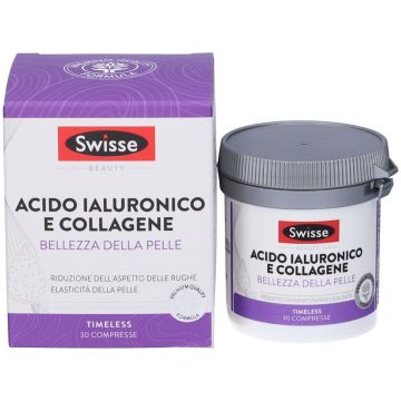 Acido Ialuronico e Collagene  30 Cpr | Bellezza pelle | SWISSE