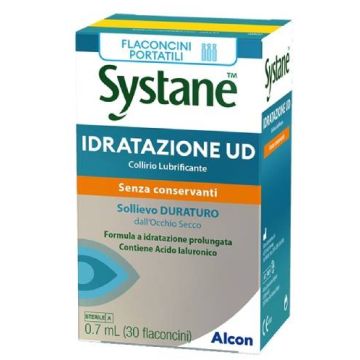 Idratazione UD 30 flac 0,7ml|Collirio lubrificante occhio secco|SYSTANE