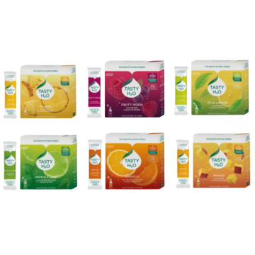TastyH2O 12 Stick | Insaporitore acqua - Vari gusti | NEAVITA